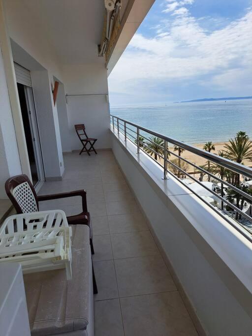 Holiday Center Apartamento Vistas Mar, Acceso Directo Playa Y Piscina Roses Esterno foto